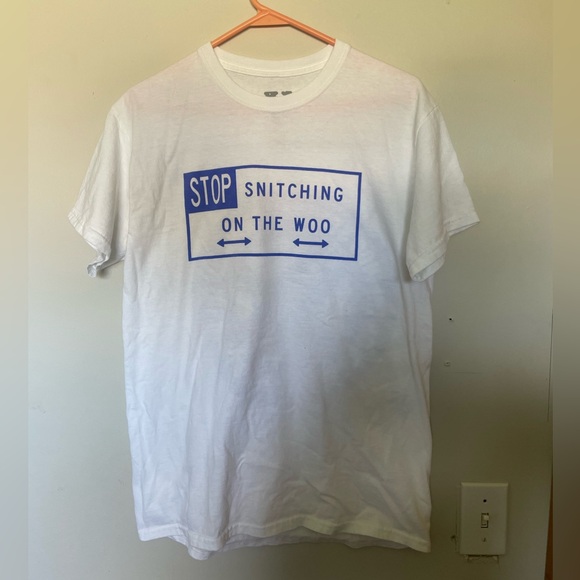 Vlone stop snitching Pop Smoke Collab Shirt - Picture 2 of 2